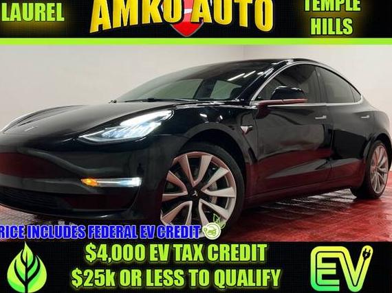 TESLA MODEL 3 2019 5YJ3E1EA7KF300452 image